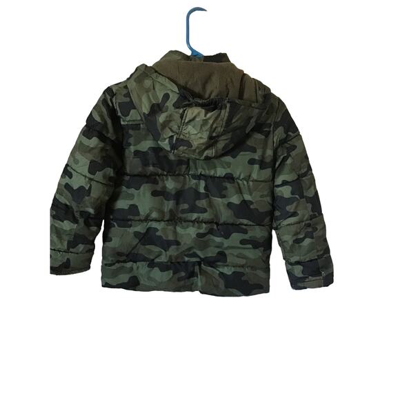 Camaflouge Boys Jacket Zip Up Size S 6-7 - Picture 3 of 4